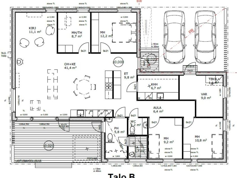 Raitalantie 10 B pohja